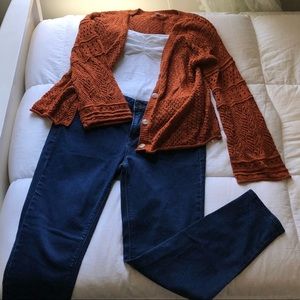 Skinny Ankle Cropped Jeans